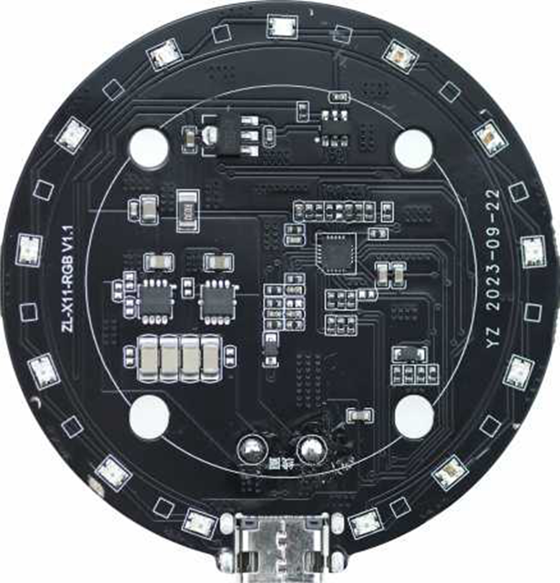 单充炫彩无线充主板