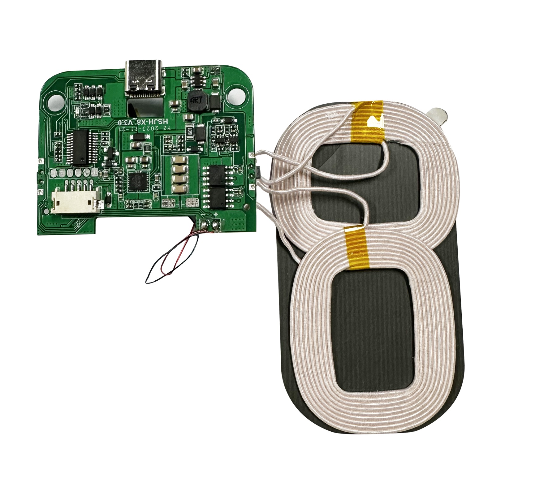 车载双线充无线充主板